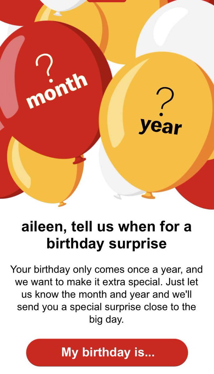 Send me this just a couple days after my birthday 😂 gee...thanks...