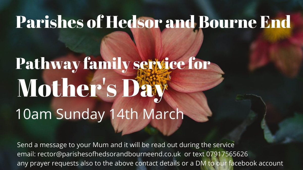 Did you know that Mothering Sunday is the day when traditionally people returned to their "mother church” referred to as going 'a-mothering?  I am sure you will agree that we are all in need of mothering just now. Join us at 10am this Sunday 
youtu.be/QY1bzktHPBA