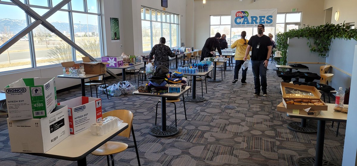 Today we put together all the donations for the Poverello Center. Cash raised &amp; items donated we ended up with 1,553 items that amounted to just over $1300!!! Thanks to everyone who help &amp; thanks to Michael Roberson  for reaching out &amp; making this happen!!!
#lifeatatt
#attimpact