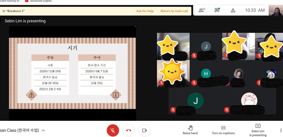 ILKoreanOCSB's tweet photo. OCSB ILP - Korean Program 
Every Saturday, 9:00 am - 12:30 pm
Group 1: Advanced / Group 2: Beginner
- Group 1 students, you did a great presentation today.
- Group 2 students, Congratulations to the winners of today's quiz!  
@MarianneKayed @OCSBContEd
#ILPOCSB  #Korea #Korean https://t.co/tdBs5GoYaf