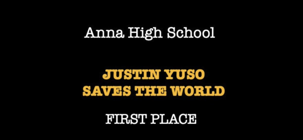 mrkramen's tweet photo. We are STATE CHAMPIONS!!!!!! “JUSTIN YUSO SAVES THE WORLD” takes home the GOLD for D1 Narrative in 2021 UIL FOCUS (only 2nd UIL state title in school history). BRAVO to this team for its commitment of time, talent and heart! THIS MOMENT, THESE LEGENDS LIVE ON FOREVER!!! https://t.co/3jGAtCzcuW