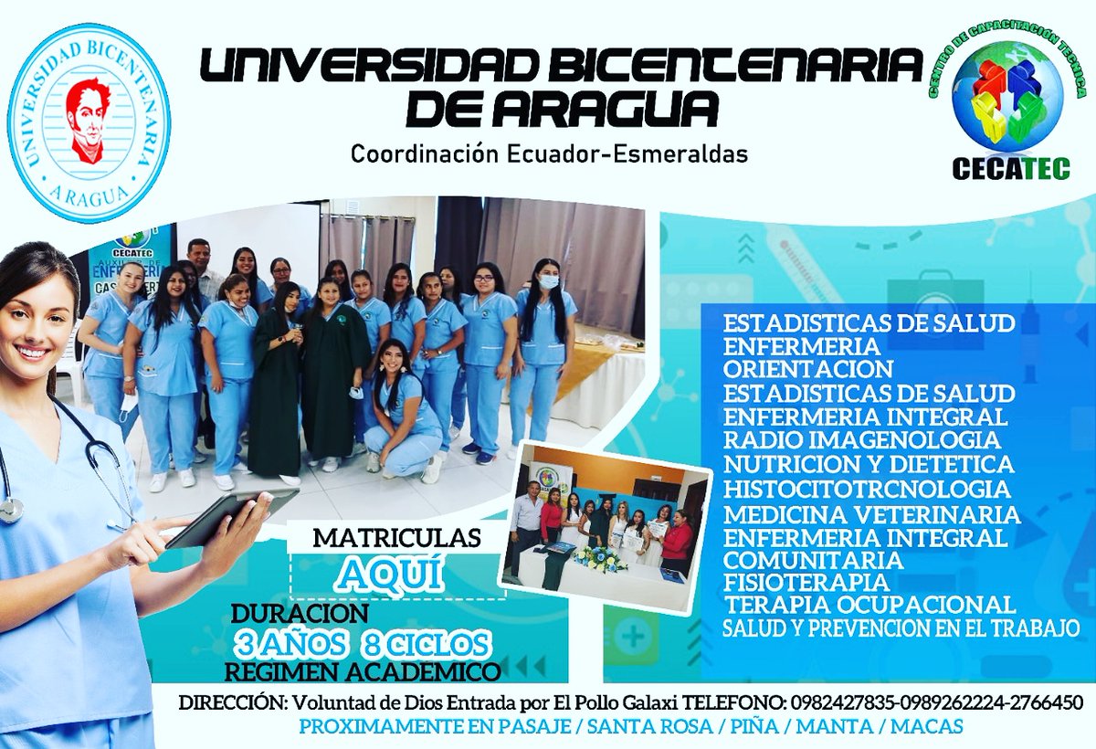 UNIVERSIDAD BICENTENARIA DE ARAGUA (@debicentenaria) on Twitter photo 