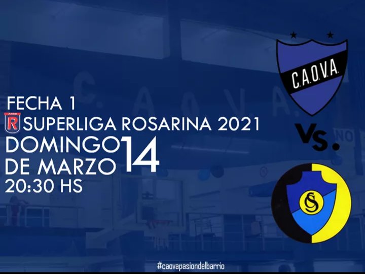 #BasquetCAOVA 🏀
Temporada 2021 
SUPERLIGA | Fecha 1

#azulynegrodesdequenaci 
#caovapasiondelbarrio