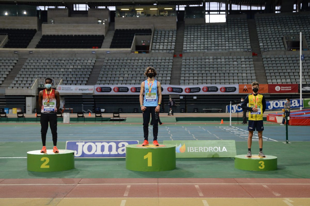🚹 PODIO - 3000m

🥇 Pedro Vázquez 8:34.95
🥈 Mesfin Escamilla 8:38.11 MP
🥉 Rubén Egea 8:39.54 MP

🗓️ bit.ly/3tdrHaB
📺 bit.ly/3euXRdF

#CEatletismoSub18PC #GeneraciónAtletismo