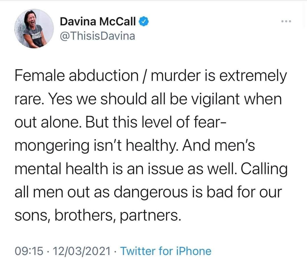 FemInDublin's tweet photo. Child abduction is also very rare, but we teach kids 'stranger danger'.  We're conscious kids have been taught to be wary of strangers and avoid putting them in an situation that they have been warned about. 
We don't take it personally. 
It's the exact same with women. https://t.co/t0RPHPV3lI