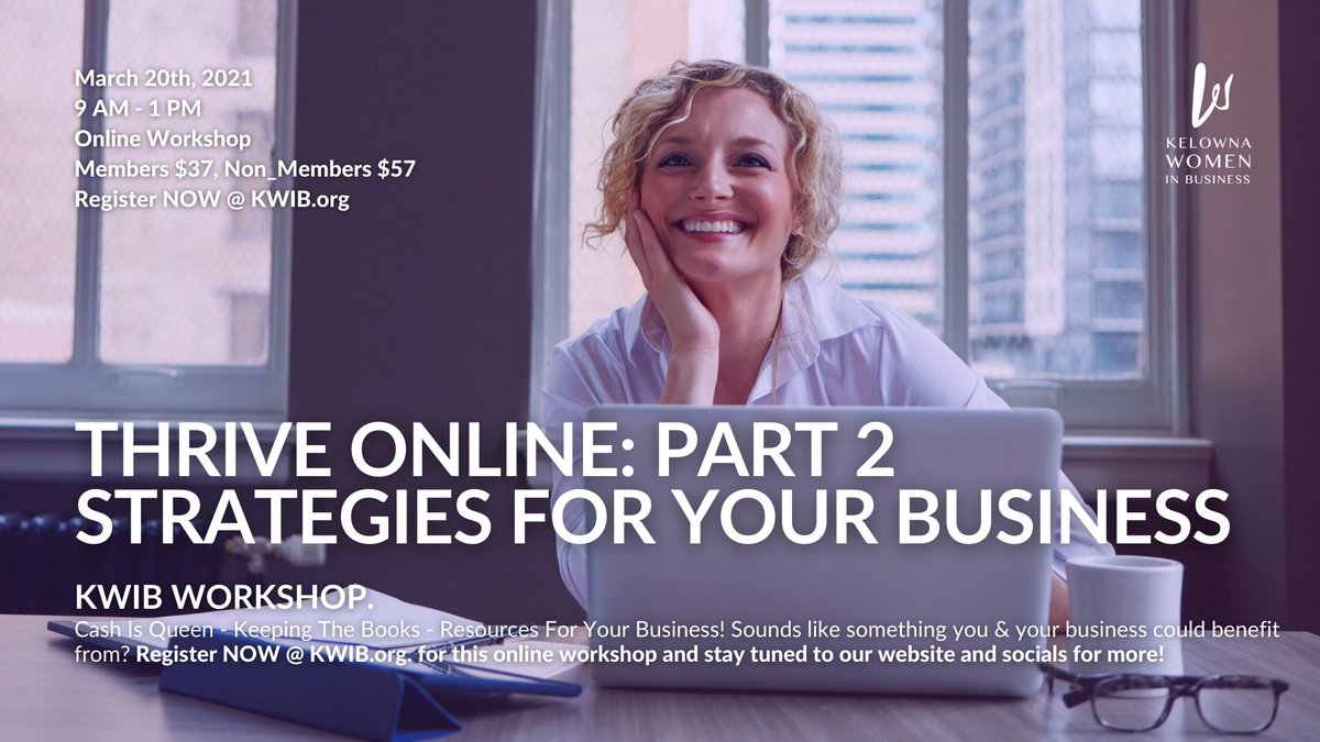 OK_KWIB's tweet photo. WORKSHOP ANNOUNCEMENT: We have a online workshop coming up on March 20th you don't want to miss! "Take Charge of Your Business Finances - Practical Advice for Every Small Business Owner" Register HERE
https://t.co/czxEIFWjss https://t.co/iHVuhp1POU