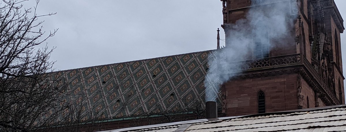 CoMasons's tweet photo. As we head towards #StoneCup deadline for submissions on 22 March, and we aren't entering ourselves, here is some red sandstone at Basel minster and also some roof detail in case @Ts_and_Bs do a #TileCup https://t.co/Q1kvEgySgB