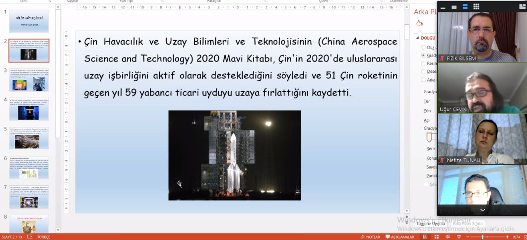 fizik_bilsem's tweet photo. BİLSEM FİZİK ÖĞRETMENLERİ BİLİM SÖYLEŞİLERİ
Prof.Dr.Uğur ÇEVİK hocamızın katılımı ile ilk söyleşi programımızı gerçekleştirdik. Katılımı ve çok değerli paylaşımları için hocamıza ve katılımcılara teşekkür ederiz.

@mehmetnezirg @mramazanbarin @BilsemMeb @ugurcevik61 https://t.co/U3Fkma6ozq