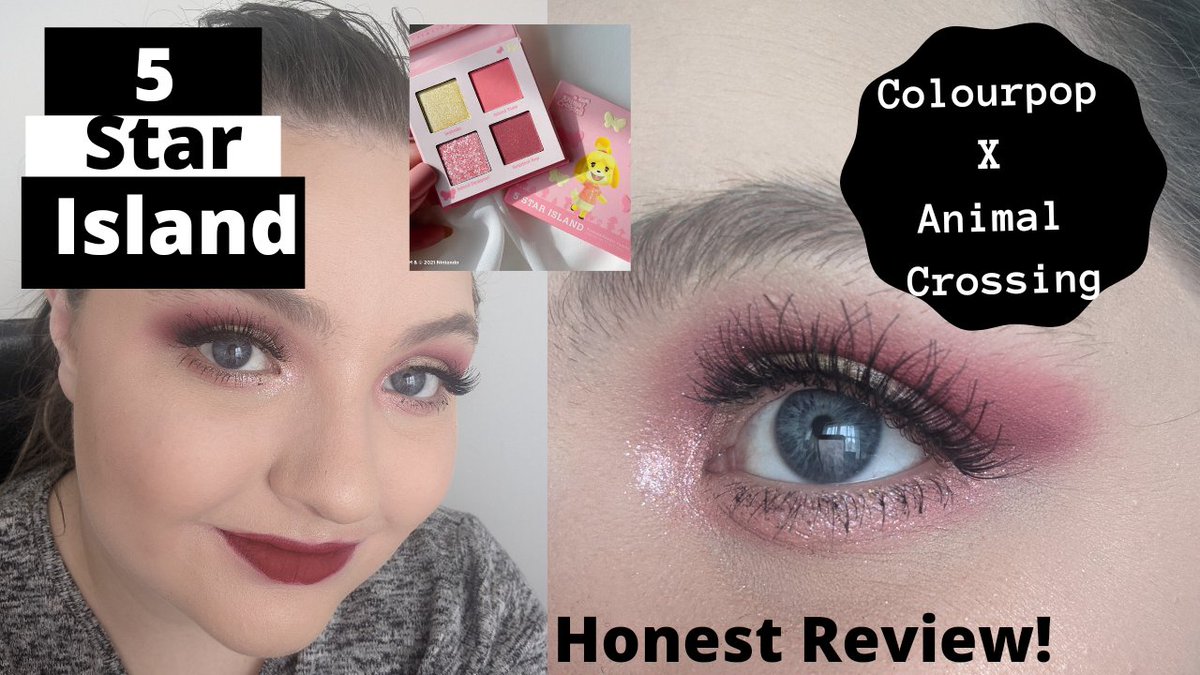 ASorrell10's tweet image. New video out guys! 

Part 3 Testing 5 Star Island! Don't forget to subscribe for a whole week of Colourpop testing videos! 

youtu.be/qH9BInH86fA

#beauty #influencer #review #honestreview #NewVideoAlert #NewVideo #NewVideoRelease @ColourPopCo #AnimalCrossingNewHorizons