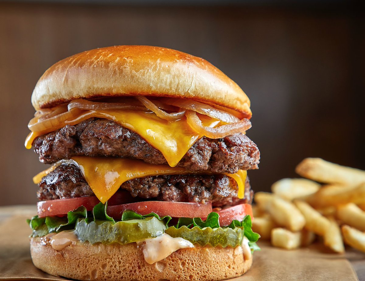 theepicburger's tweet photo. Stack 'em high... and watch 'em fly!  Double It!  #epicburger #epicdouble #chicagoburgers https://t.co/7PkVhycfEQ