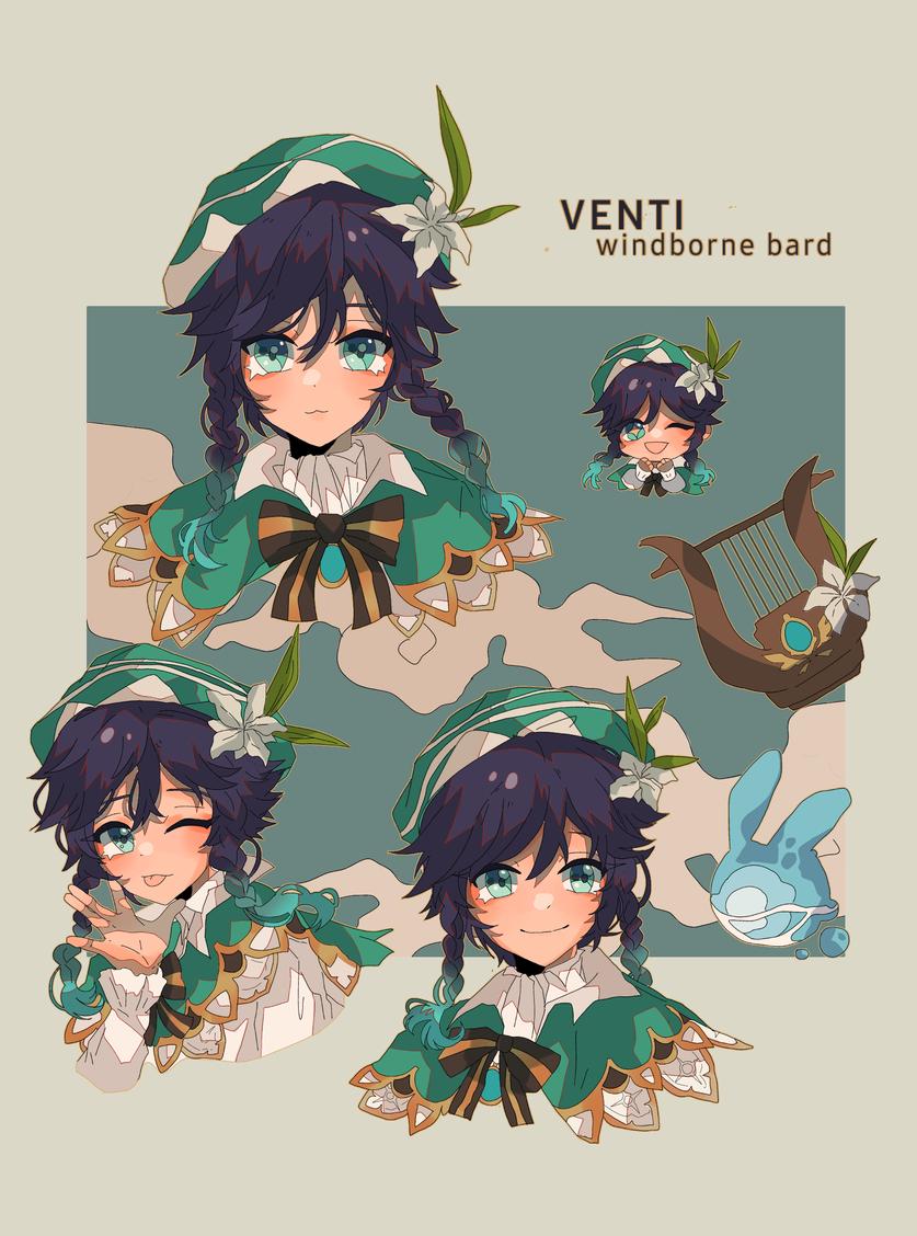pluffcup's tweet photo. goodluck to all venti wanters out there🍃
#genshinimpact #原神 #venti #genshinimpactfanart https://t.co/GU2LMe3pAD