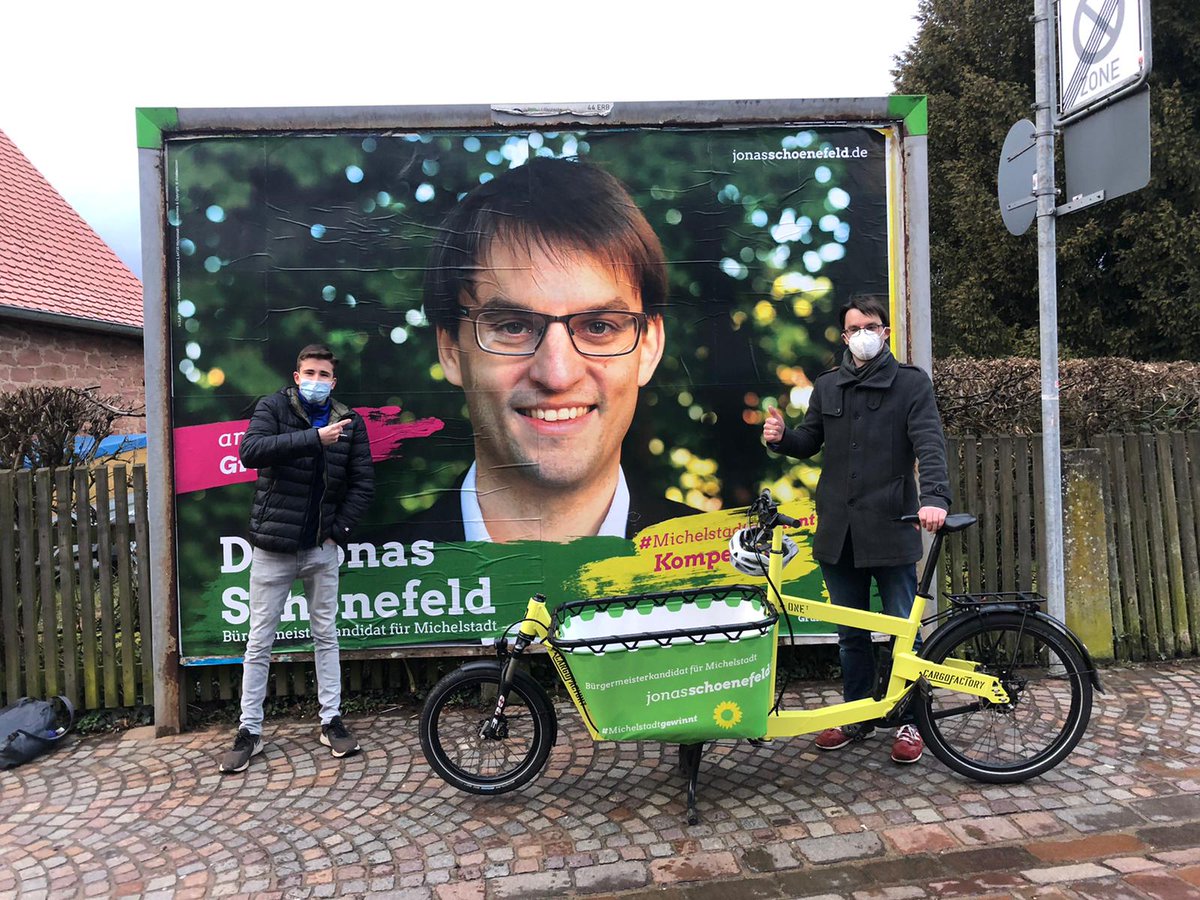 Vielen Dank an die Grüne Jugend Odenwald für die tatkräftige Unterstützung auf den letzten Metern des Wahlkampfs vor der #kommunalwahl2021! Ihr seid klasse!💪