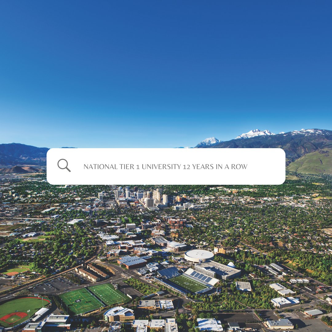 U.S. News &amp; World Report has ranked the University of Nevada, Reno among the nation's "2021 Best Colleges". That's 12 years in a row and counting...

Are you part of the Pack? 🐺