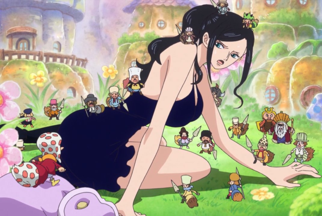 Voyage to One Piece:

It's so clear to me now, Oda has been teasing GIANT NICO ROBIN CLONE for the raid in Wano all along. 