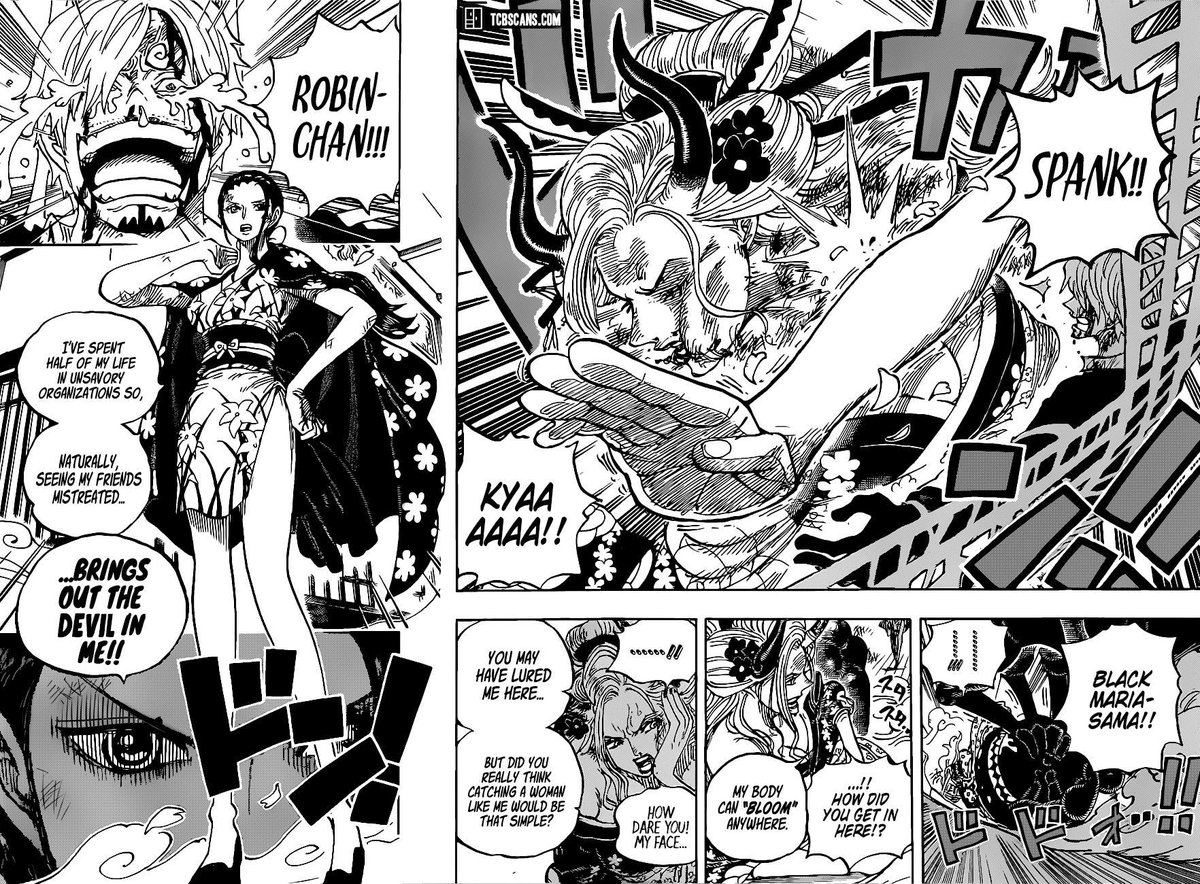 Voyage to One Piece:

It's so clear to me now, Oda has been teasing GIANT NICO ROBIN CLONE for the raid in Wano all along. 