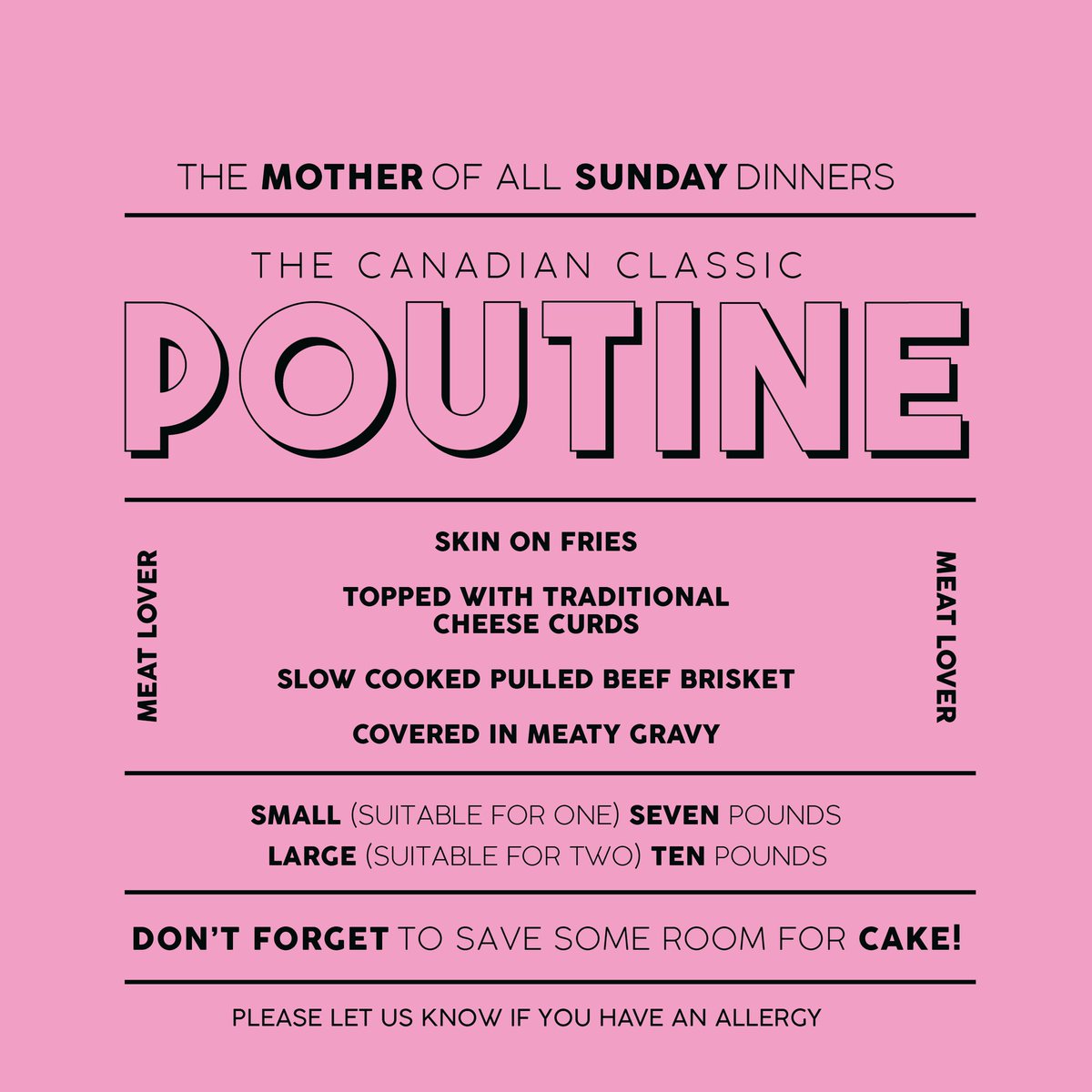 ClothStore81's tweet image. CS.81 / THE MOTHER OF ALL OF SUNDAY DINNERS…
SERVING 12 - 3PM 
PRE-ORDERS &amp;amp; WALK INS,
COLLECTION ONLY! 

#haworth #haworthvillage #haworthmainstreet #essentials #bottleshop #supportlocal #takeout #independentbusiness #barandkitchen #delivery #coffee #poutine #mothersday