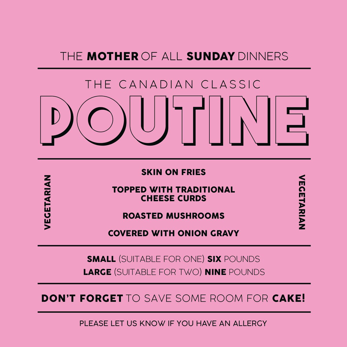 ClothStore81's tweet image. CS.81 / THE MOTHER OF ALL OF SUNDAY DINNERS…
SERVING 12 - 3PM 
PRE-ORDERS &amp;amp; WALK INS,
COLLECTION ONLY! 

#haworth #haworthvillage #haworthmainstreet #essentials #bottleshop #supportlocal #takeout #independentbusiness #barandkitchen #delivery #coffee #poutine #mothersday