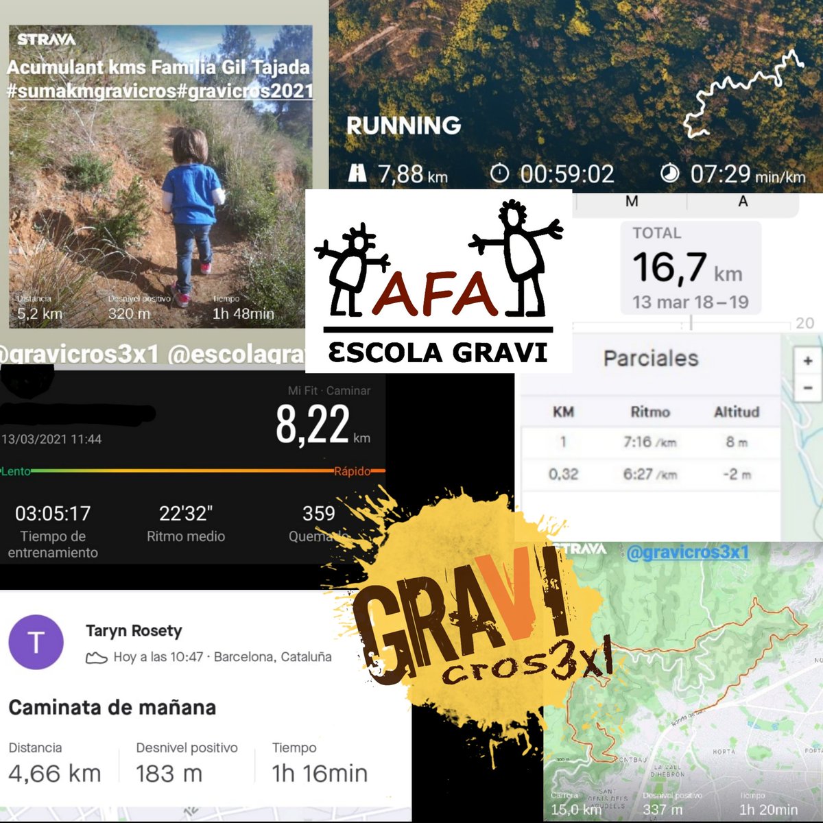 AFAGravi's tweet photo. Estem molt contents de la bona participació de les famílies en aquest @gravicros3x1 tant atípic!!!
Ànims que encara queda temps fins demà per a continuar sumant kms!!!

@triteamapp @escolagravi
#sumakmsgravicros  #gravicros #gravicros2021 #escolacooperativa #esportenfamilia https://t.co/RepCyZ0v9T