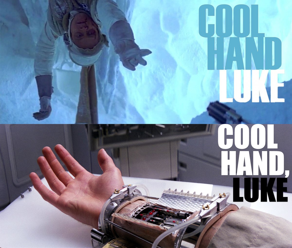 One year in quarantine and this is what I have to show for it. I spend an embarrassing amount of time thinking about puns. And Star Wars. And Star Wars puns. And then being inappropriately proud of them. Many can attest. Thanks to @analogcolor for making my meme dreams come true.