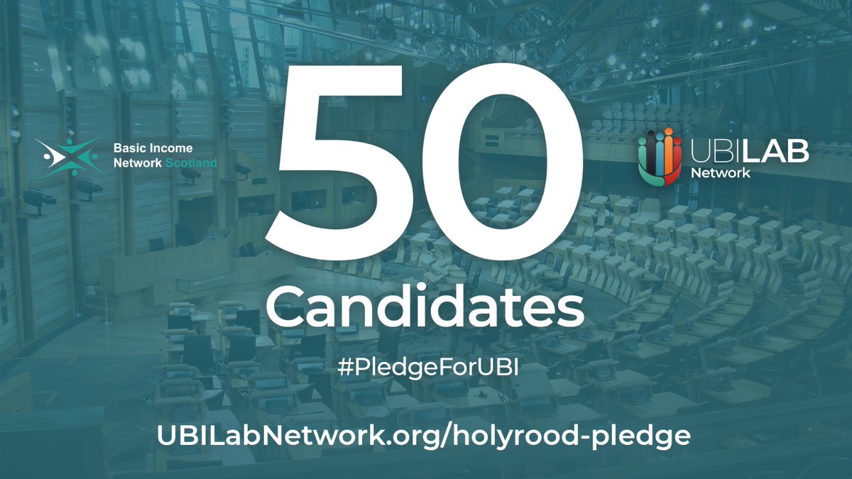 cbinscot's tweet image. 5⃣0⃣ candidates have now signed our #PledgeForUBI

With @UBILabNetwork - we're asking election candidates to support Basic Income pilots in Scotland.

The pledge 👉 ubilabnetwork.org/holyrood-pledge

Link for members of the public to sign 👉 actionnetwork.org/petitions/call…

#BasicIncomeScotland