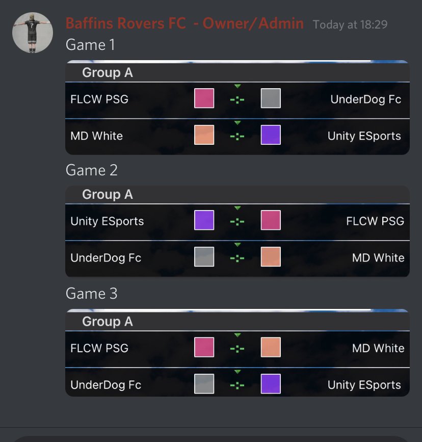🏆GROUPS FOR OUR 1ST PRE SEASON TOURNAMENT