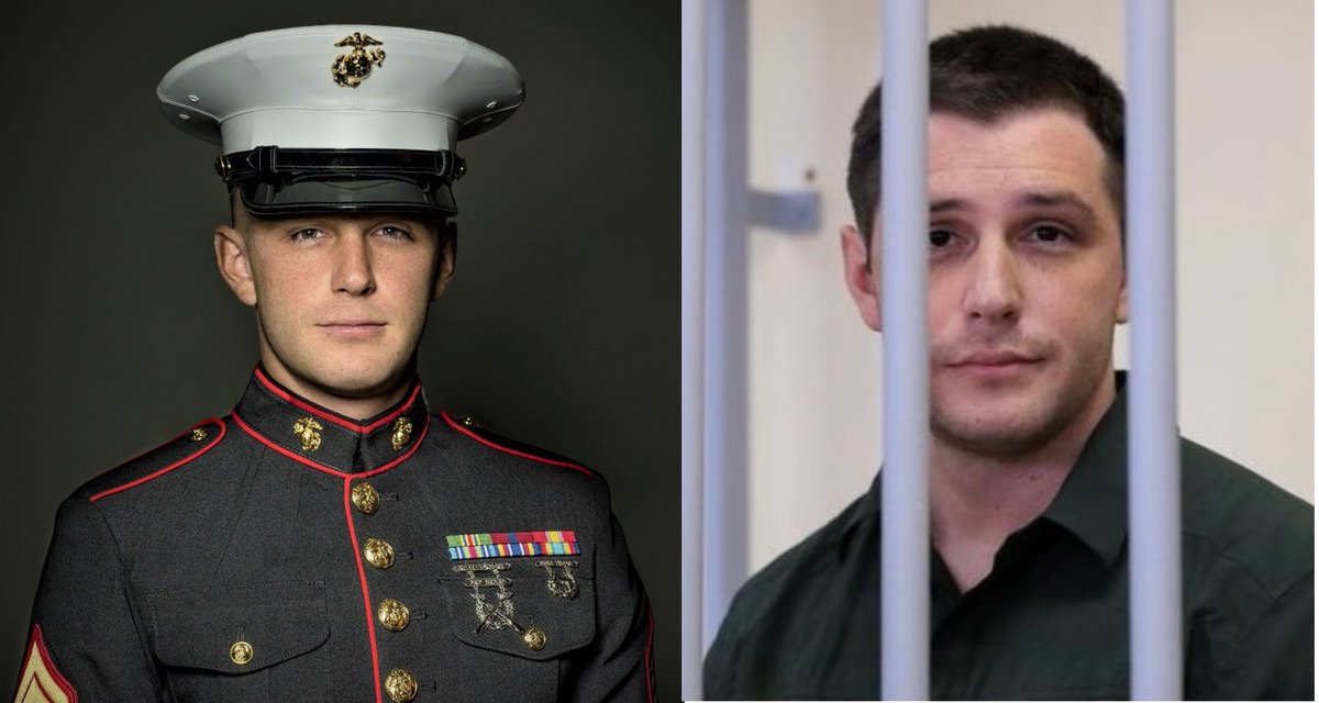 <a href="/MeghanMcCain/">Meghan McCain</a> <a href="/vkaramurza/">Vladimir Kara-Murza</a> Meghan, former US Marine Trevor Reed has been falsely held by Russia for 575 days. Last week he was taken to another prison for 9 days without anyone knowing until the US Embassy inquired. Embassy was denied access to him on Friday. Can you share his story? Please help the Vet!