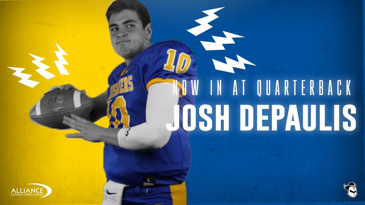MUCrusadersFB's tweet photo. Josh DePaulis has entered the game. 

Madonna 0, Taylor 17 #CrusaderNation https://t.co/RXg8NPcnLq