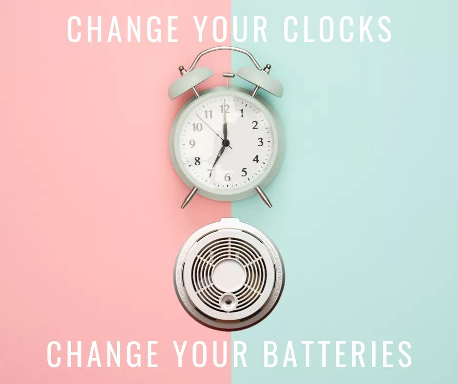 Don't forget to change your smoke detector batteries this weekend when you change your clock.
 #springforward #fireprevention #besafe