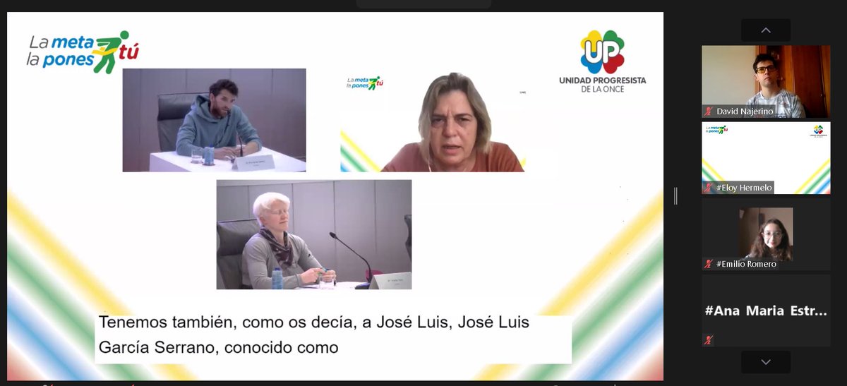🏁1ª jornada que #UP dedica al #deporte de base y competición⚽️
✅Ha contado con las experiencias de 2 trainers #paralímpicos se ha presentado el Observatorio de la Práctica Deportiva y la Actividad Física en #ONCE y los deportistas han trasladado sus inquietudes #LametalaponesTU