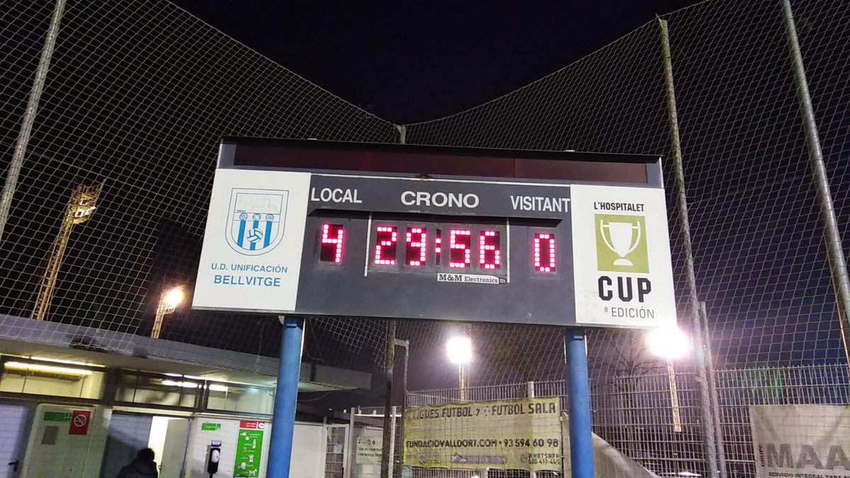 UniBellvitge's tweet photo. Final : 🔺
🏆Jornada 18
#EsportSegur 😷
👉JUVENIL NACIONAL #lnj7a
🏡U.D.U.BELLVITGE "A" (@UniBellvitge) 4️⃣ 🆚 0️⃣ (@NasticTarragona) C.GIMNÀSTIC DE TARRAGONA
⚽⚽Galderic
⚽Pol
⚽Aiman
🏟️C.Mpal. Feixa Llarga
🗓Sábado,13/3/2021
@LHAjuntament #Lhospitalet #AutoMAAM https://t.co/PlRczSk0pP