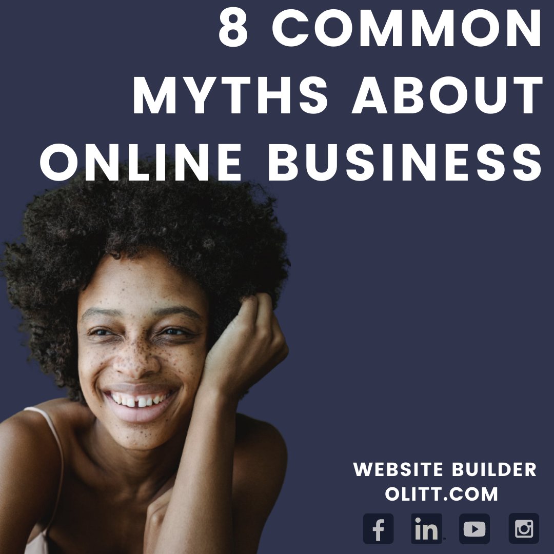 OLITTcom's tweet image. In this article, we will be talking about the 8 common myths about online business

Check out the best here olitt.com/blog/myths-abo…

#freesitebuilder #webdesigners #website #ecommerce #OnlineStore #SmallBusiness #software