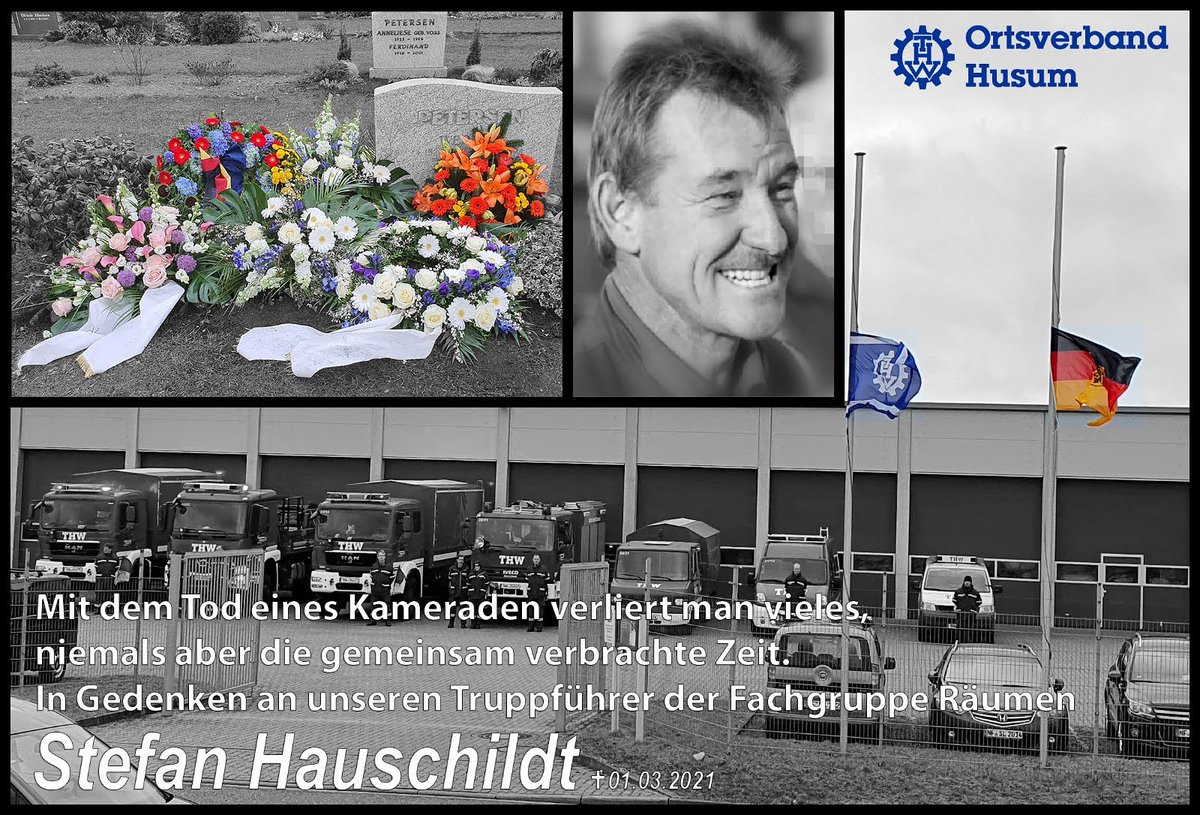HusumOv's tweet photo. Völlig unerwartet verstarb unser Kamerad Stefan Hauschildt. Gestern fand im engsten Familienkreis die Beisetzung statt.
Um Stefan die letzte Ehre zu erweisen, standen wir mit unseren Fahrzeugen spalier.
Unser Mitgefühl gilt seiner Frau, seiner Tochter und der Familie. https://t.co/huJOeLVL55