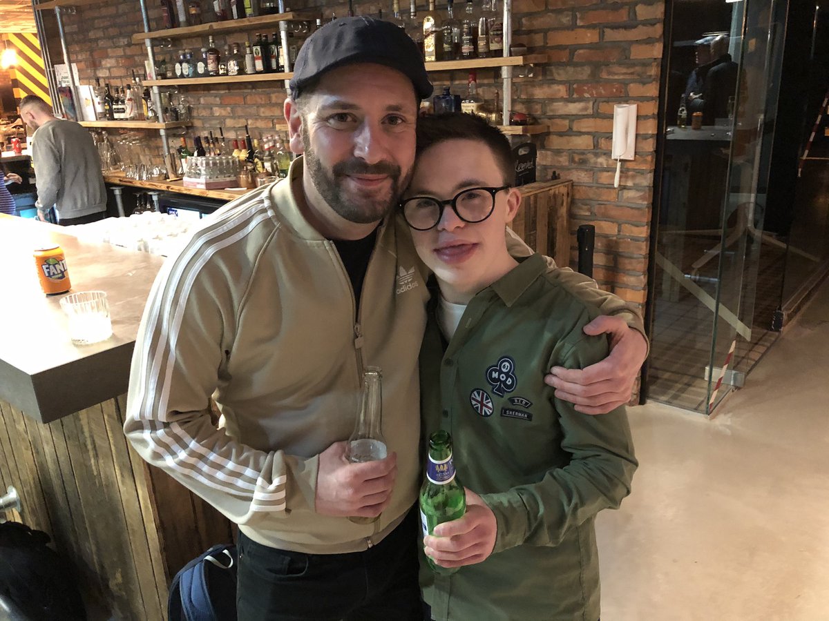 NHS_RobW's tweet photo. Some people have vision and ambition, quietly changing the world. Thanks @lemfilms @neildavidely for getting in touch with us via @mencap_charity and asking George to be in @EyreAndEly @SAM_FilmUK You are extraordinary. @ManIFFofficial #DisabilityOptIn https://t.co/Mf6SSa7KJE