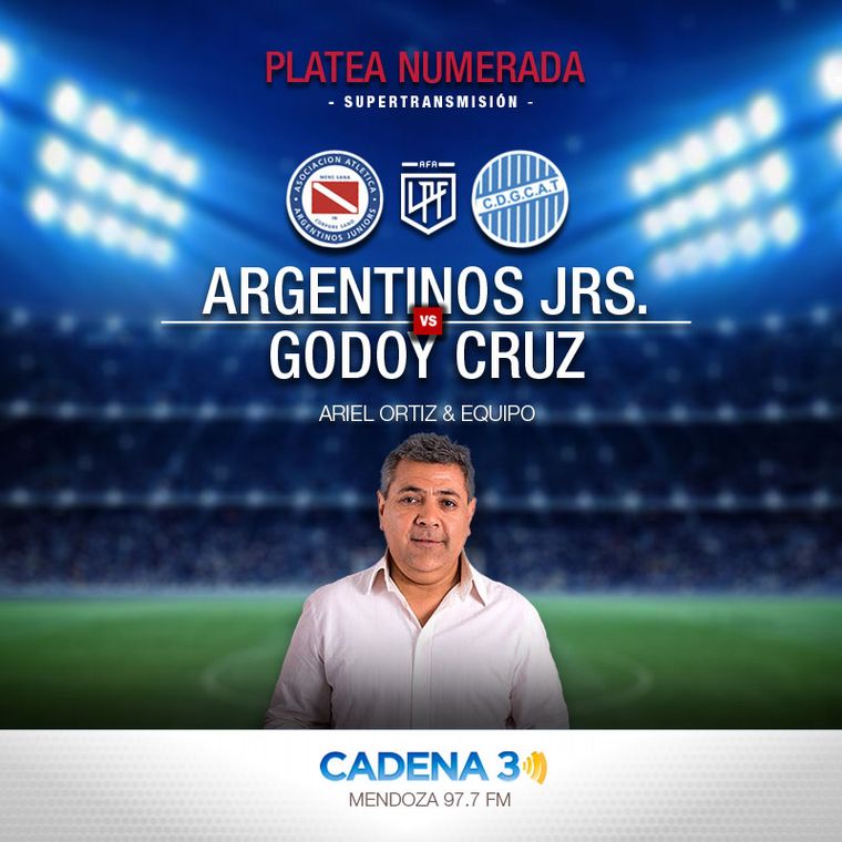 Cadena3Com's tweet photo. Godoy Cruz visita a un entonado Argentinos https://t.co/AjhivPtMSV
Transmitimos por #PlateaNumerada por 97.7 FM #Mendoza y nuestras plataformas digitales https://t.co/m3Y11ZpjmO
