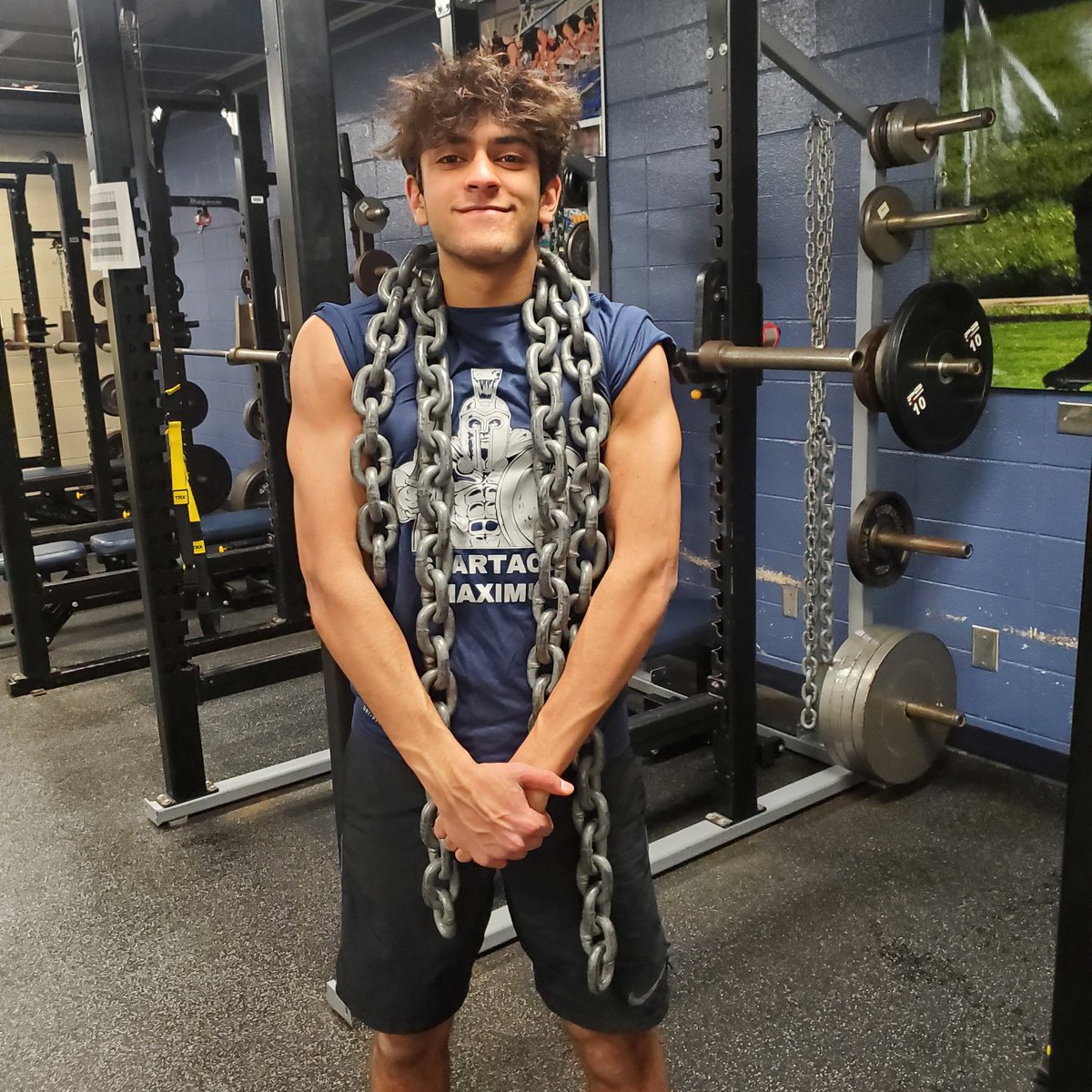 east_strength's tweet photo. @themoahmed was a man on a mission and needed 11 points to earn the 👕.  After a failed attempt at a farmers walk, he bounced back and hit two different types of heavy deadlifts to go along with a little cleaning. Goal Achieved! Great job Mo!

#SpartacusMaximus #StrengthInNumbers https://t.co/dnc5WSv7iP