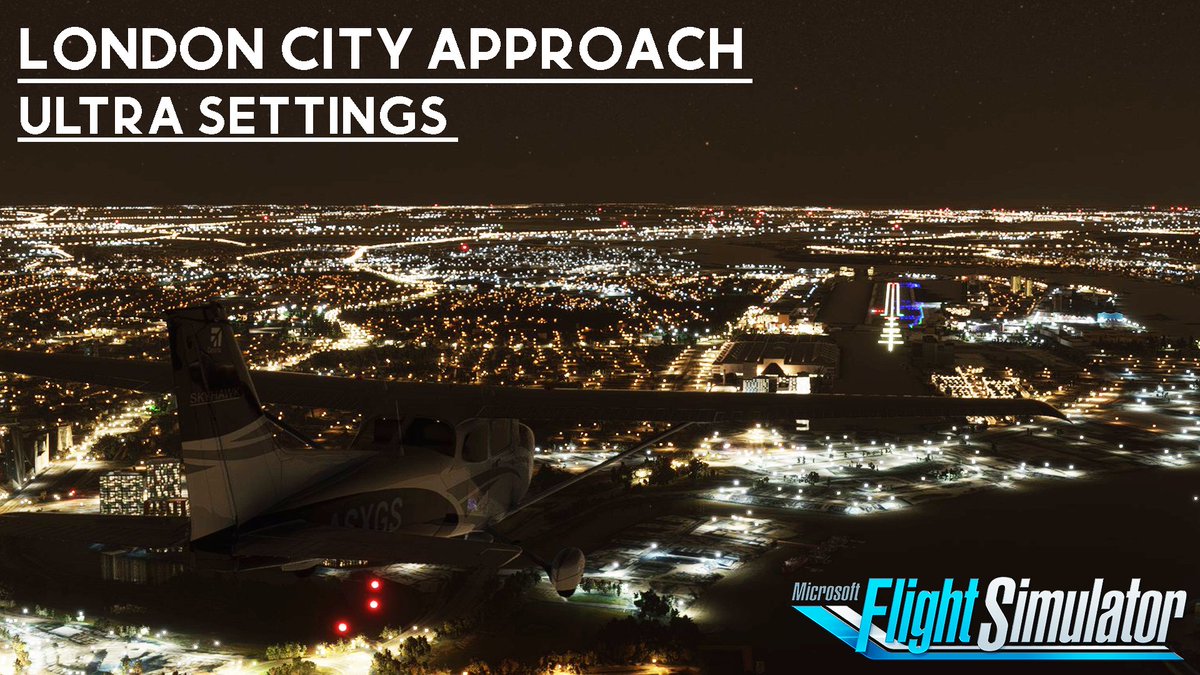AcaAviation's tweet photo. Night landing at London City Airport in Microsoft Flight Simulator using Ultra Settings!
#avgeek #aviation #planes #aIRCRAFT #FS2020 #MSFS2020 #MSFS #MicrosoftFlightSimulator #pilot #flightsimulator #fs #flying #landing #cockpit 
https://t.co/ymf92C7kgQ https://t.co/n42FIHE5xd