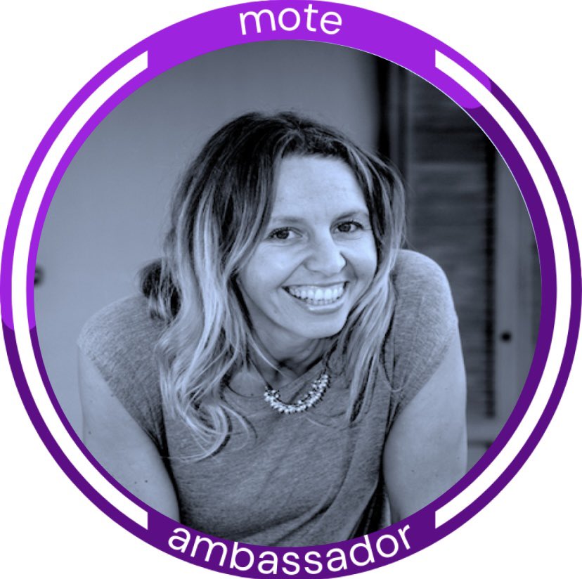 DeenaHass's tweet photo. Yay! I received my new @justmoteHQ ambassador status and badges today! Excited to continue to represent #mote and encourage more teachers to use and expand their range of use! https://t.co/BU2ZLqRt8A