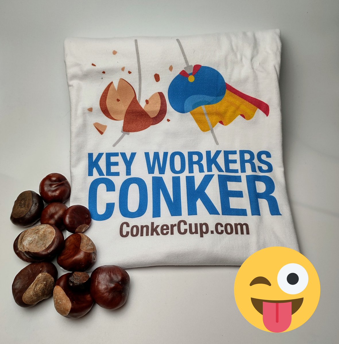 Our friends @ConkerCup are giving away their last few key workers conker t-shirts. Tag someone who deserves it and they will ship one to them (while stocks last), give us a retweet to spread the word. #Competition #win #keyworker #nhsheros #conkers #prize #inittowinit #RETWEET