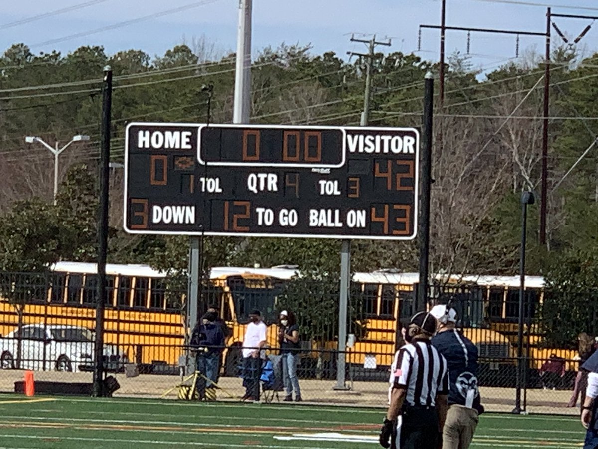 🐏🏈🐏🏈🐏🏈🐏🏈🐏🏈🐏
Final from Wanner, RAMS 42, Lions 0. RAMS move to 3-0 on the season!