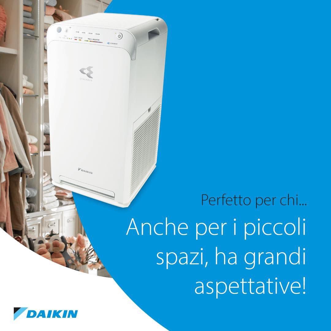 VematiWeb's tweet image. Il Purificatore Daikin MC55W assicura una migliore qualità dell’aria indoor anche nei piccoli spazi commerciali, fino a 41 m². Respira aria pura, anche nel tuo negozio!  
bit.ly/Purificatori_D…
#vemati @DaikinItaly