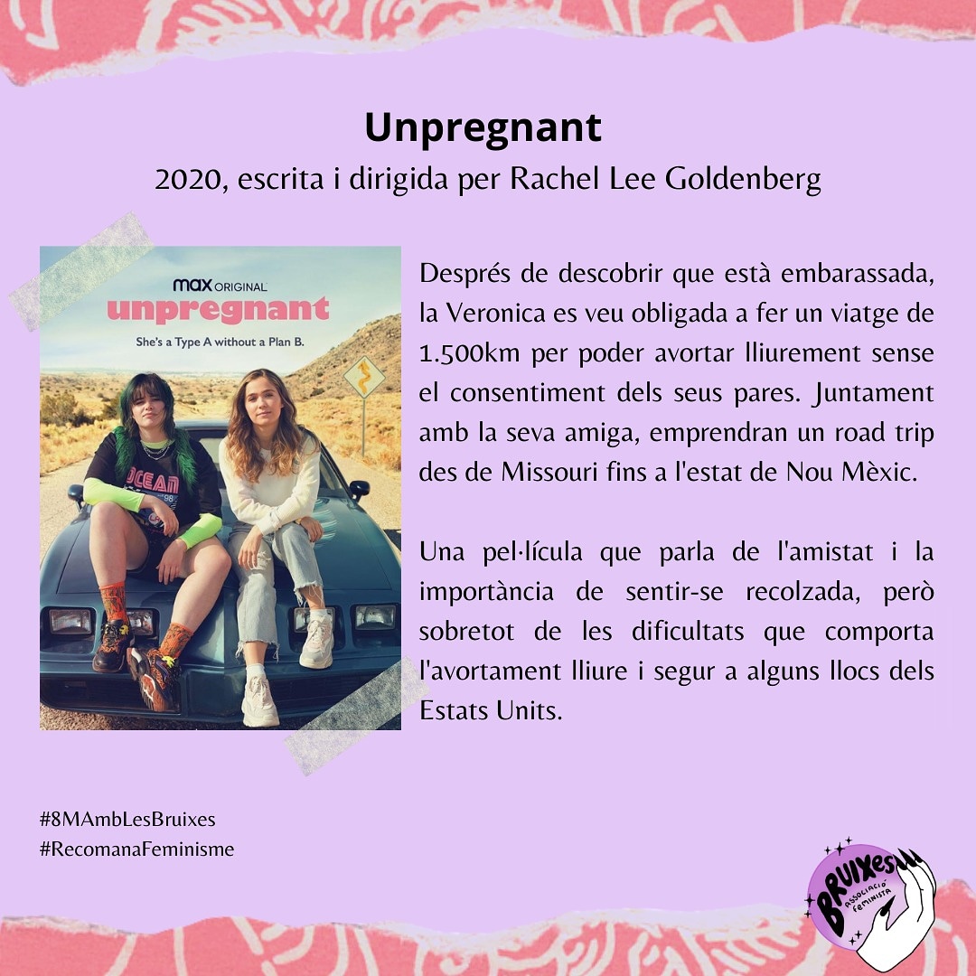 Què hi ha millor que recomanar feminisme? 💜 Amb motiu del #8M, us farem una recomanació per dia, durant tota la setmana, sobre documentals, sèries, llibres,... tots ells amb una perspectiva feminista. 
🎥Avui us recomanem un comèdia dramàtica d @hbo_es: UNPREGNANT. 
#FeminismeLH