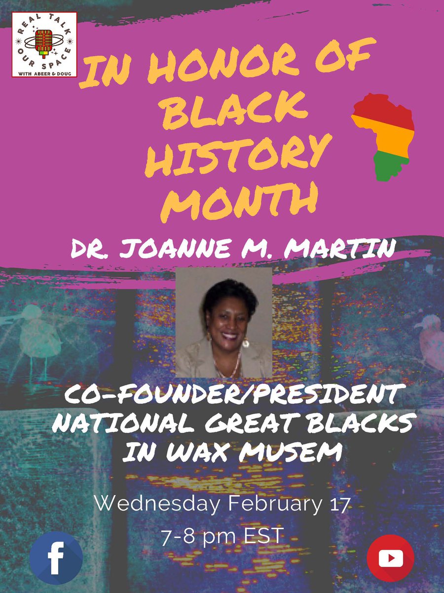 RealTalkOurSpa1's tweet photo. Honoring our history with our guest Dr. Joanne Martin, co-founder &amp; president of @NGBIWM. From Black History Month to Women’s History Month... check out part 1 https://t.co/UVRYn7An3d and part 2 https://t.co/cyKTbD3KJ9 of our conversation. https://t.co/Oyog2jchd4