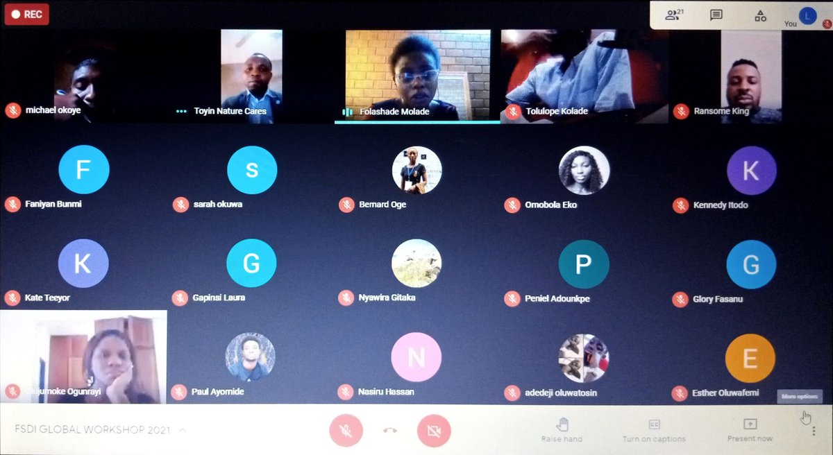 futuresaversng's tweet photo. Sights from today's Global Climate Workshop. We are grateful and blessed to have two exceptional &amp; wonderful speakers from Nigeria and Kenya. We appreciate the attendees who joined from Nigeria and many African countries too. More to come. #futuresavers #FSDI #ClimateAction https://t.co/WjiIzN1DmB