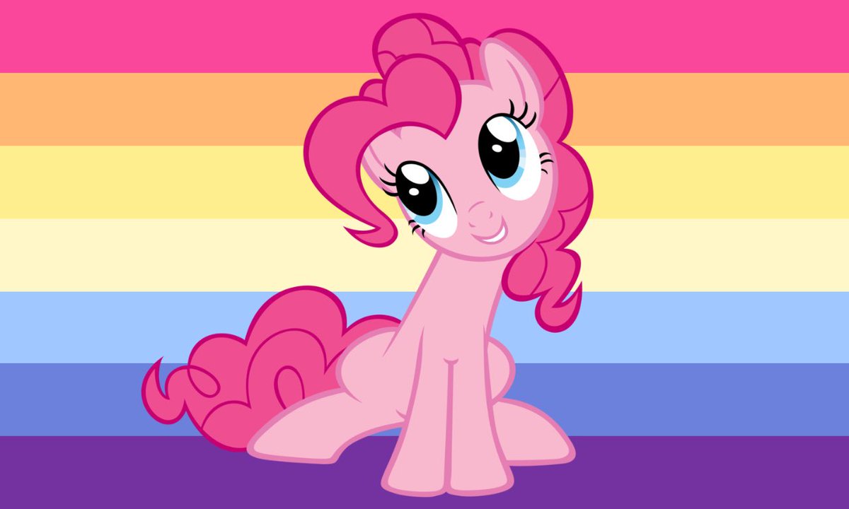 fav_nonbinary's tweet image. pinkie pie is a nonbinary lesbian who uses she/they pronouns!!