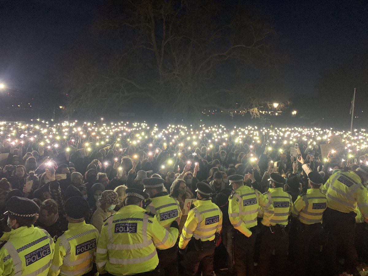missradders's tweet image. Can someone explain to me the difference between these two?

Because I would hate to think the police are only intervening tonight because they know they can overpower the people present. 

#ReclaimTheStreets #ReclaimTheNight