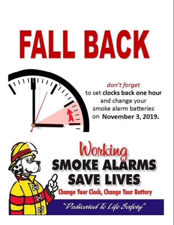WWVFC's tweet photo. Change your clocks, change your batteries! #DaylightSavingTime https://t.co/T8gXoYDbho