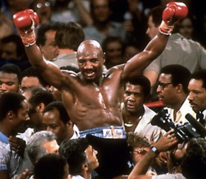 CoachAmbro315's tweet photo. RIP to my favorite fighter ever. Remember the honor of meeting him when he was inducted into the HOF in 1993. Rest easy champ. #marvelousone https://t.co/ccLcpFMvhf