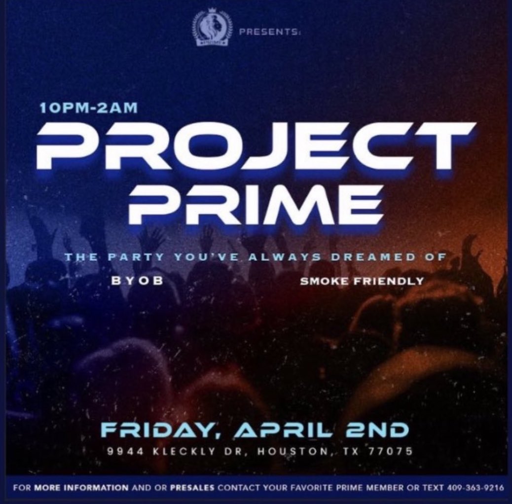 davis_mykala's tweet image. Cant be mad if you miss out on what’s about to go down .Get y’all tickets before there gone ‼️‼️‼️ 
#ProjectPrime