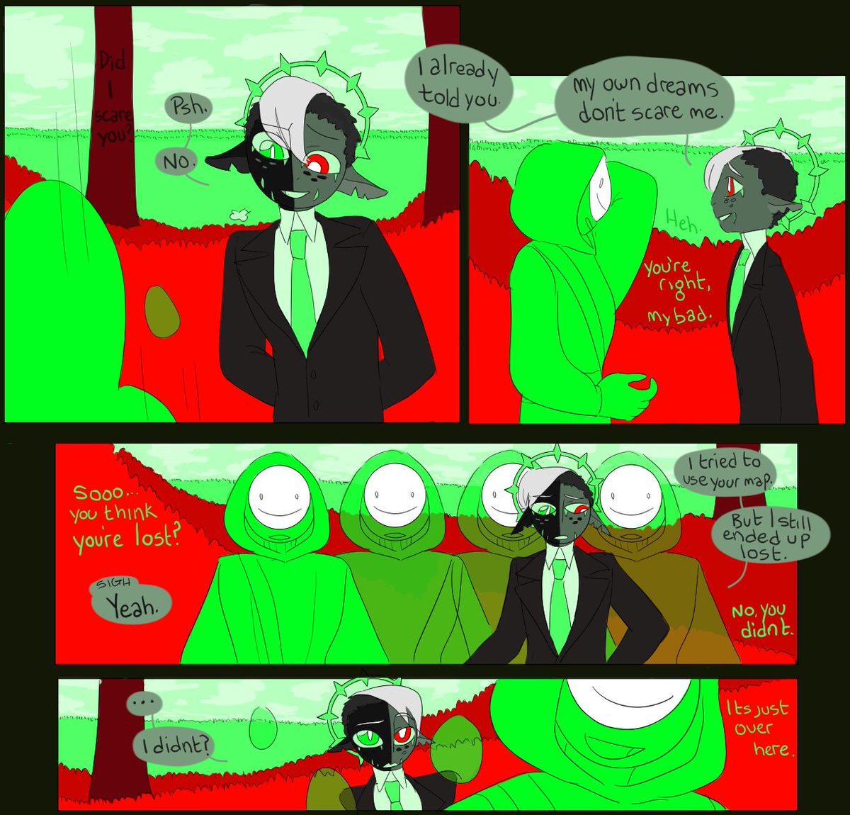 strawkiwijuice's tweet photo. Ranboo's First Day, part 3/4 #dreamfanart #ranboofanart #demoncoreau https://t.co/q7ABN9Jvkt