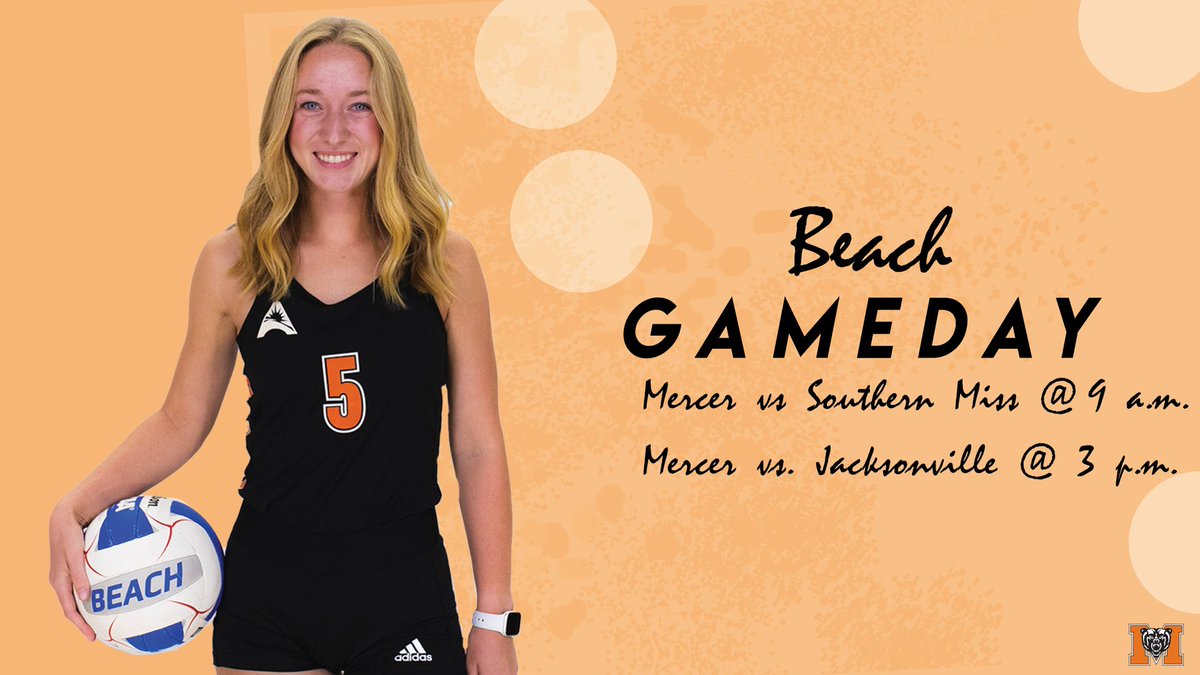 Mercer Beach Volleyball tweet media